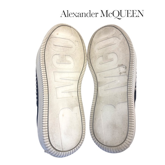 McQ by Alexander McQueen Loafers Slippers Studded Slip-Ons Size EU 39 AU 8 + bag - Picture 11 of 14